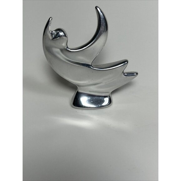 Hoselton Aluminum Abstract Dancer sculpture 3 1/2" tall light scratches - Picture 2 of 8